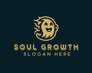 Smiling Ghost Spirit logo