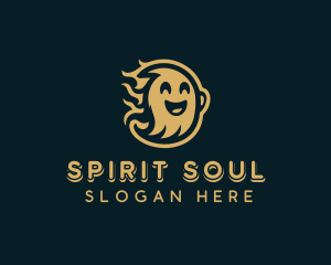 Smiling Ghost Spirit logo