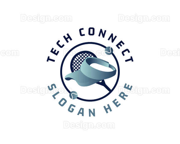 Visor Tennis Cap Sports Logo