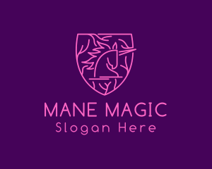 Magical Unicorn Shield logo