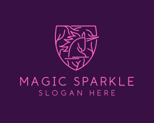 Magical Unicorn Myth logo design