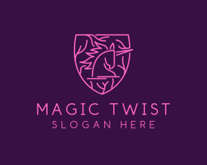 Magical Unicorn Myth logo design