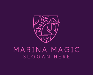 Magical Unicorn Myth logo design