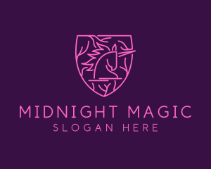 Magical Unicorn Myth logo design