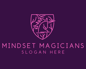 Magical Unicorn Myth logo design