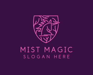 Magical Unicorn Myth logo design