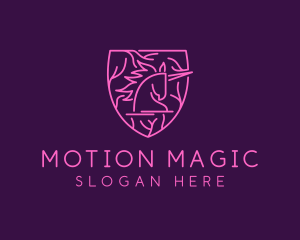 Magical Unicorn Myth logo design