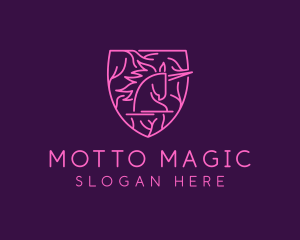 Magical Unicorn Myth logo design