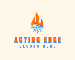 Fire Snow Thermal  logo design