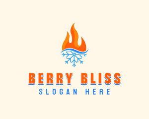 Fire Snow Thermal  logo design