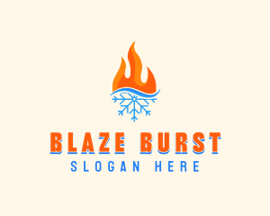 Fire Snow Thermal  logo design