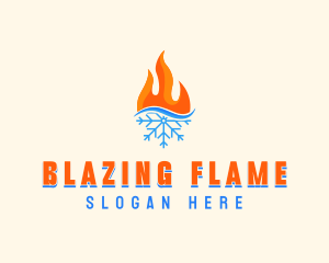 Fire Snow Thermal  logo design