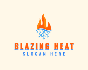 Fire Snow Thermal  logo design