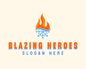 Fire Snow Thermal  logo design