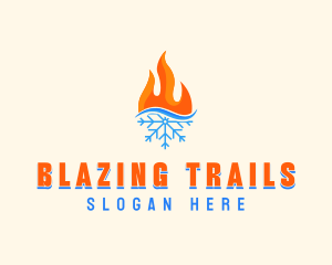 Fire Snow Thermal  logo design