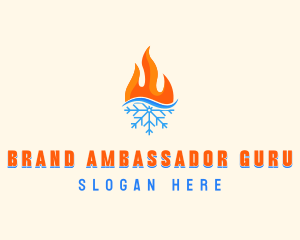 Fire Snow Thermal  logo design