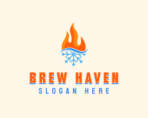 Fire Snow Thermal  logo design