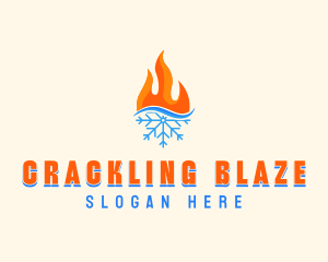 Fire Snow Thermal  logo design