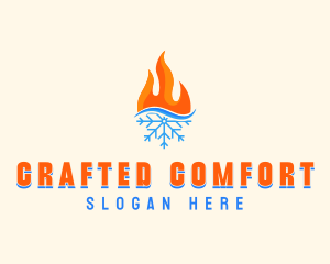 Fire Snow Thermal  logo design