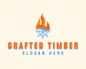 Fire Snow Thermal  logo design