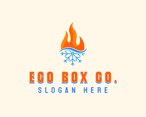 Fire Snow Thermal  logo design