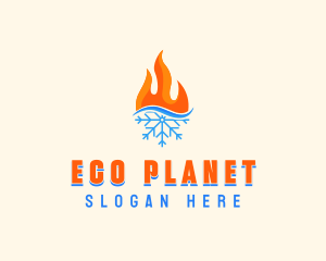 Fire Snow Thermal  logo design