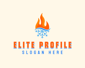 Fire Snow Thermal  logo design