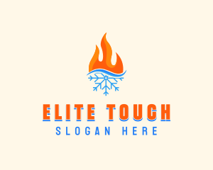 Fire Snow Thermal  logo design