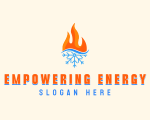 Fire Snow Thermal  logo design