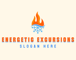 Fire Snow Thermal  logo design