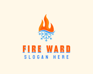 Fire Snow Thermal  logo design