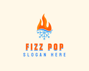 Fire Snow Thermal  logo design