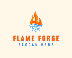 Fire Snow Thermal  logo design