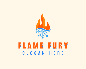 Fire Snow Thermal  logo design