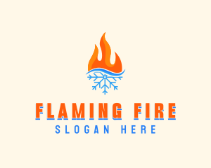 Fire Snow Thermal  logo design