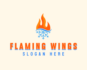 Fire Snow Thermal  logo design