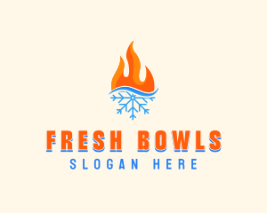 Fire Snow Thermal  logo design