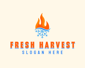 Fire Snow Thermal  logo design