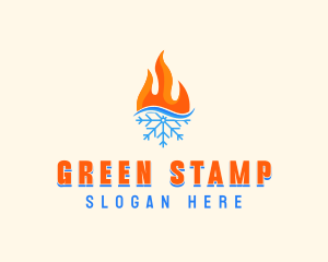 Fire Snow Thermal  logo design