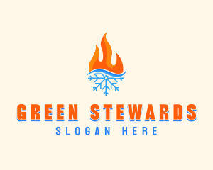 Fire Snow Thermal  logo design