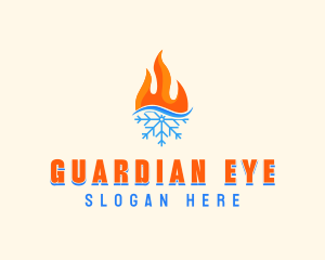 Fire Snow Thermal  logo design