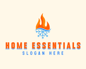 Fire Snow Thermal  logo design