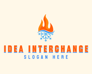 Fire Snow Thermal  logo design