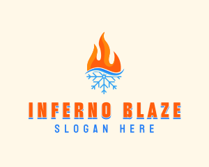 Fire Snow Thermal  logo design