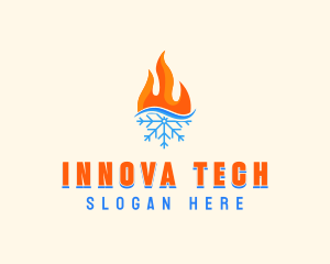 Fire Snow Thermal  logo design