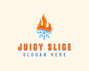 Fire Snow Thermal  logo design