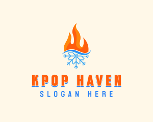 Fire Snow Thermal  logo design