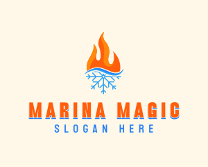 Fire Snow Thermal  logo design