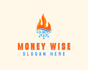 Fire Snow Thermal  logo design