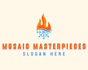 Fire Snow Thermal  logo design